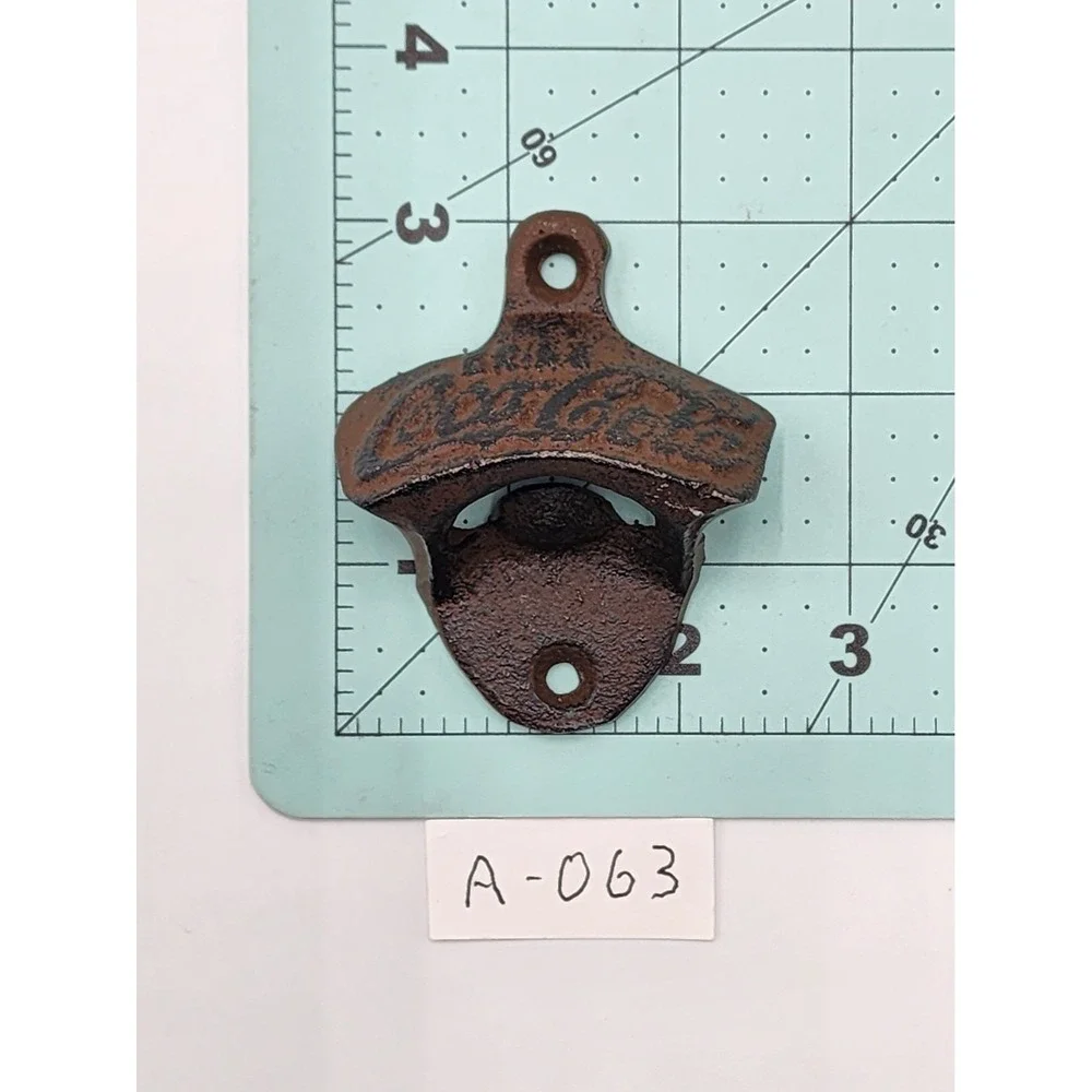 Vintage Brass Drink Coca-Cola Soda Wall Mount‎ Bottle Opener